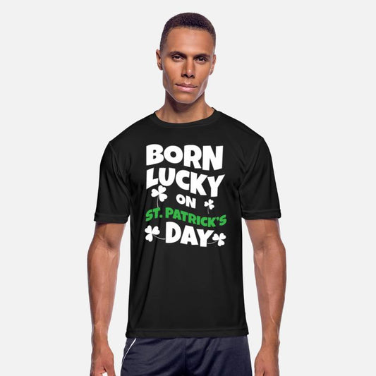 Birth Lucky Shamrock Clover Saint Patrick Day