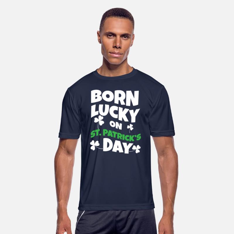 Birth Lucky Shamrock Clover Saint Patrick Day
