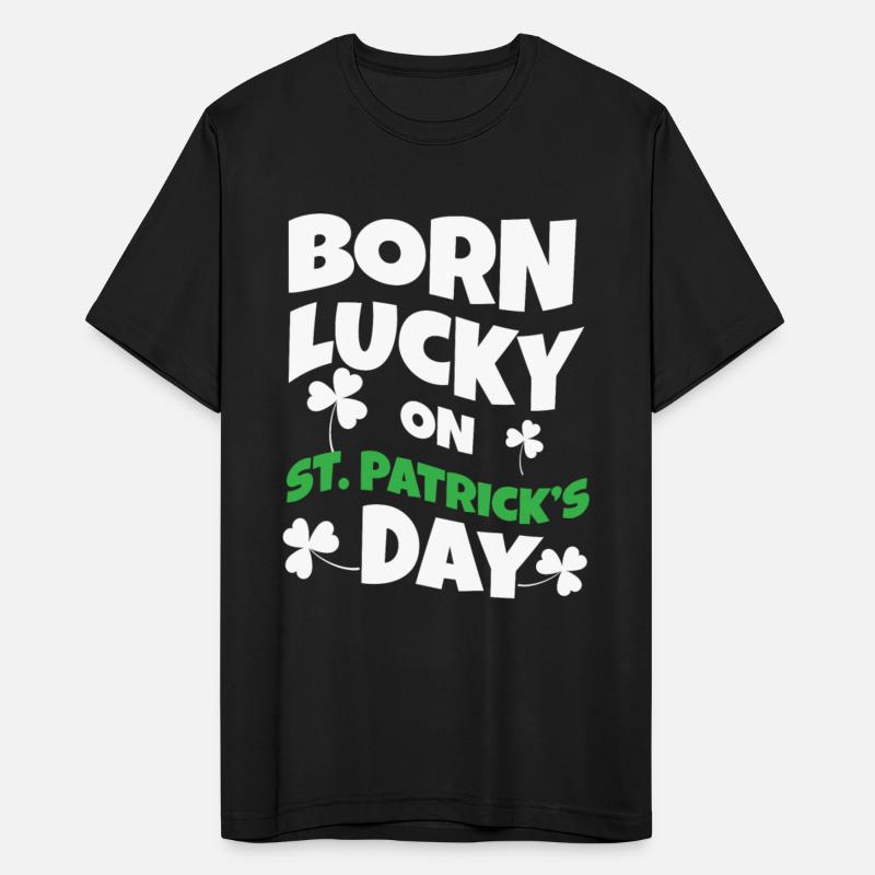 Birth Lucky Shamrock Clover Saint Patrick Day