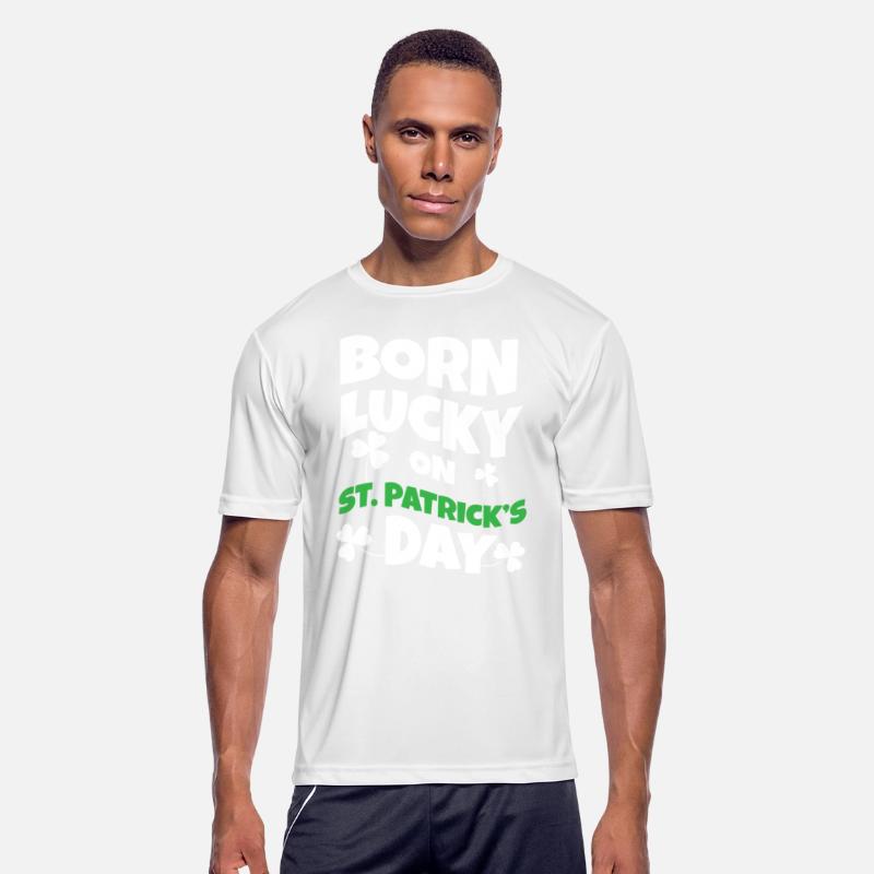 Birth Lucky Shamrock Clover Saint Patrick Day