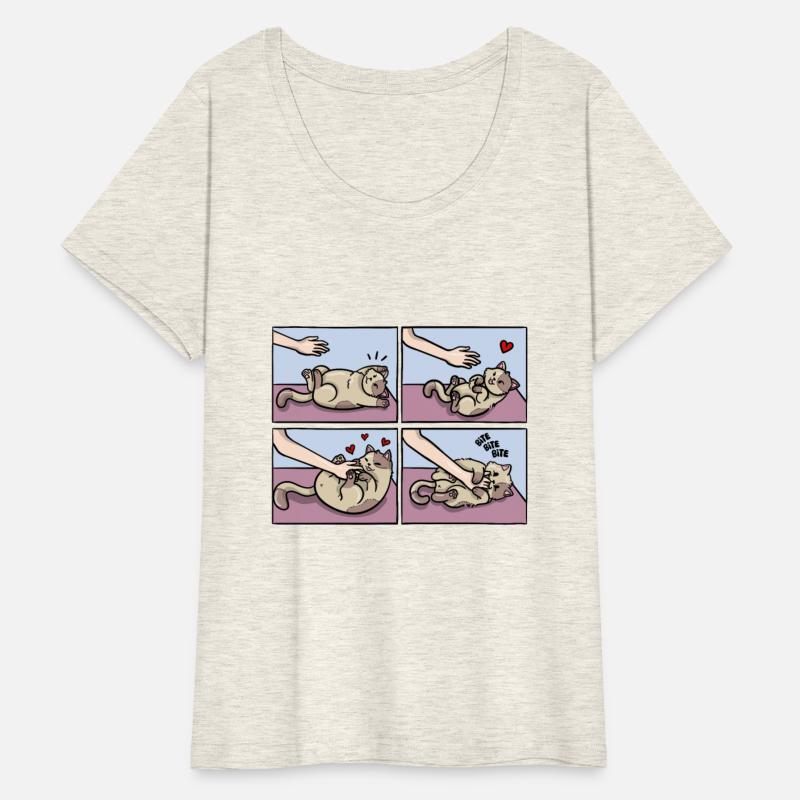 Bite Belly Rub Pet Owner Kitten Lover Cute Fluffy