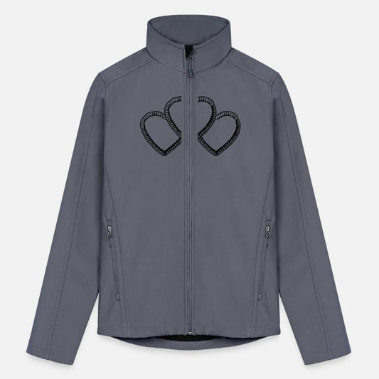 Black 3 piece gingerbread heart bavarian blue whit