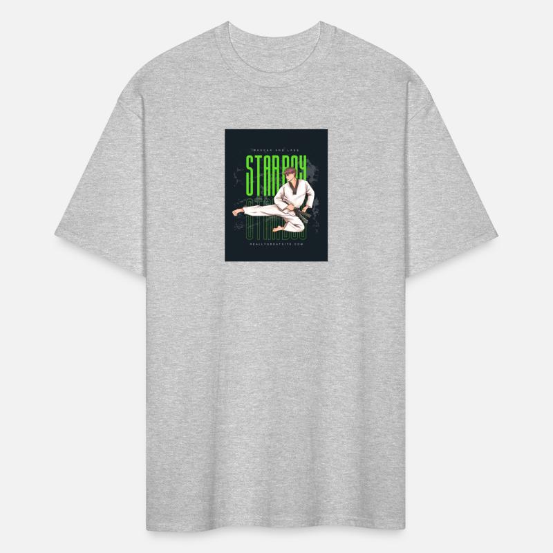 Black and Green Bold Star Boy T Shirt 20250706