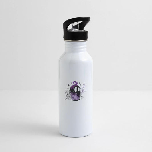 Black Halloween Skull Cupcake