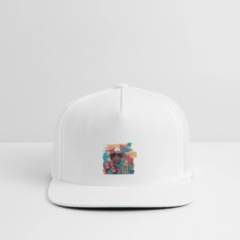 Black Kid in front of Graffiti Wall