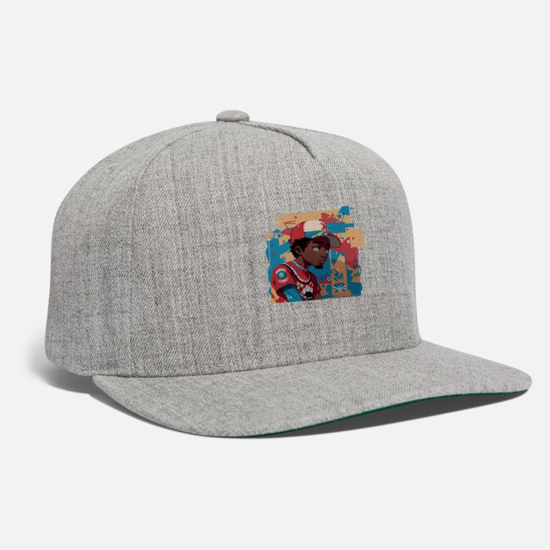 Black Kid in front of Graffiti Wall