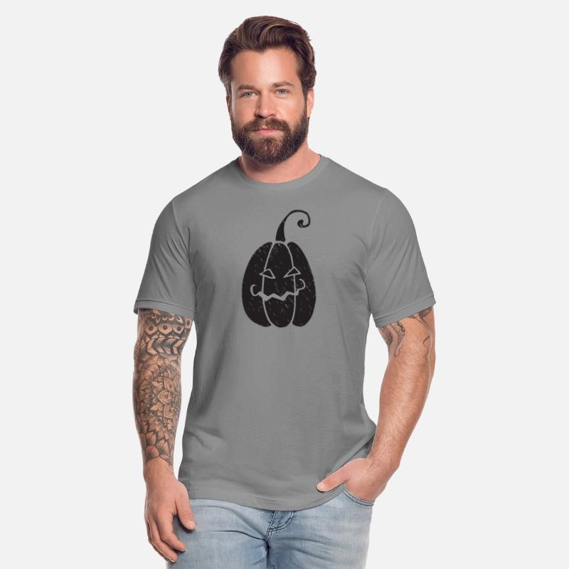 Black Textured Scary Pumpkin Illustration