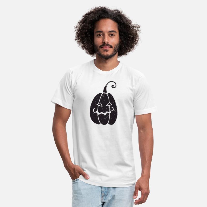 Black Textured Scary Pumpkin Illustration