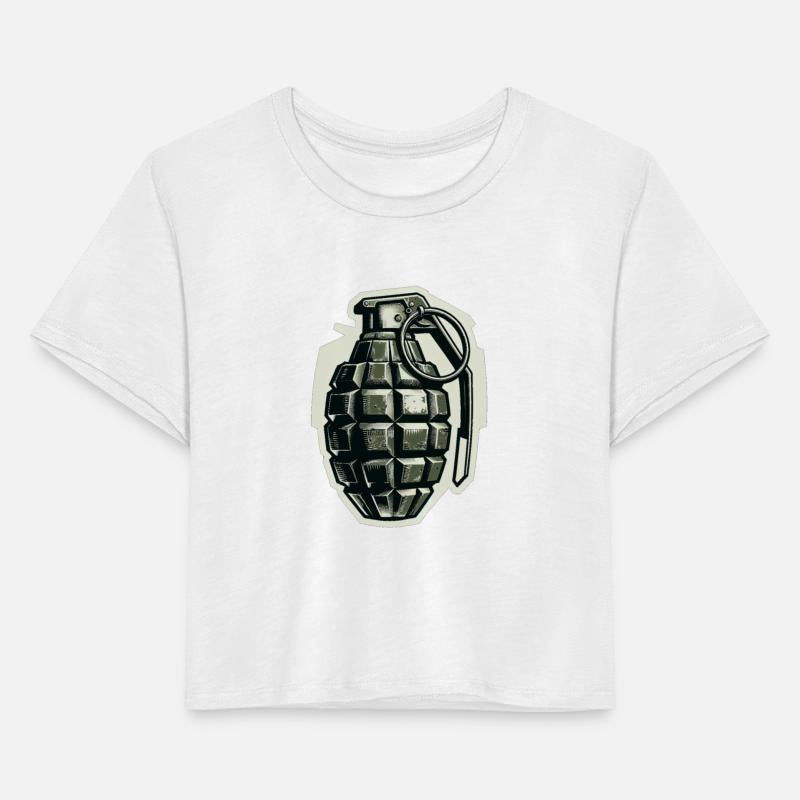 Blast Badge: Monochrome Grenade