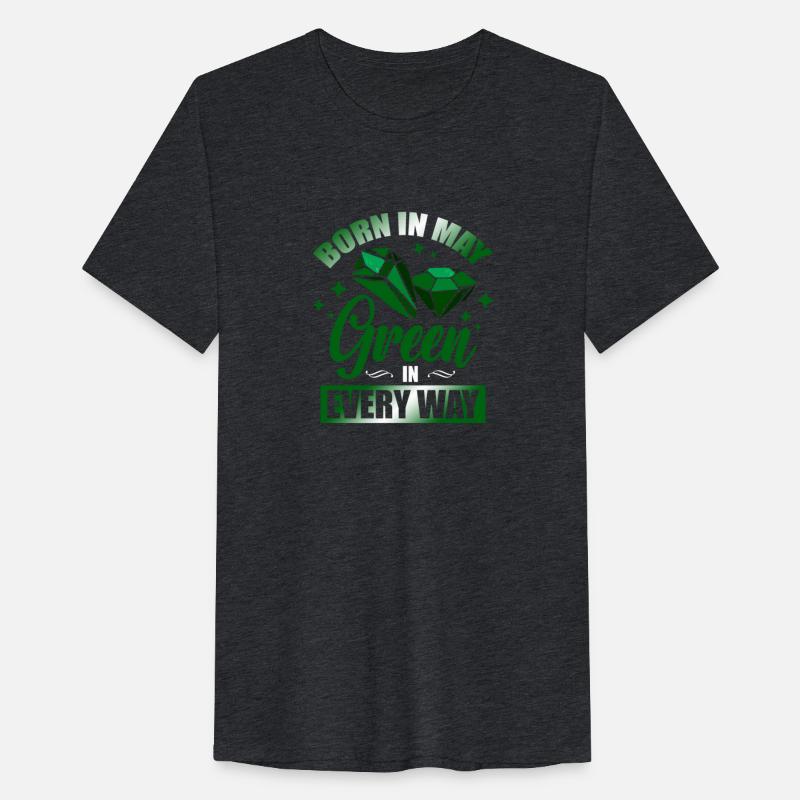 Born In May Green Emerald Birthstone Gemstone