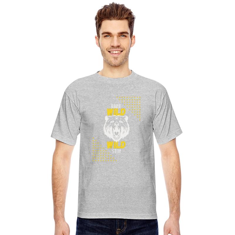 Born Wild Stay Wild Bear Shirt