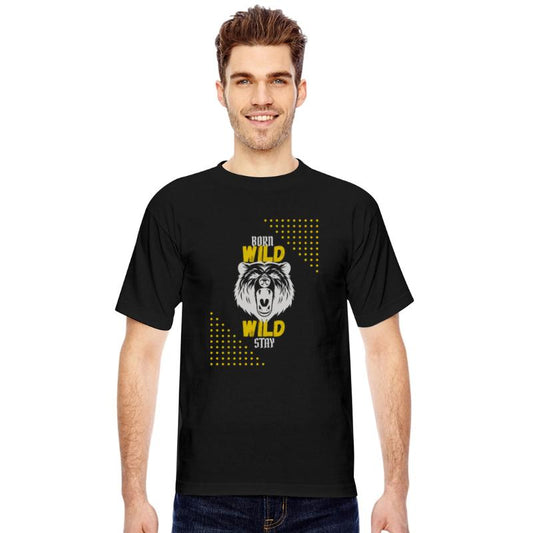 Born Wild Stay Wild Bear Shirt