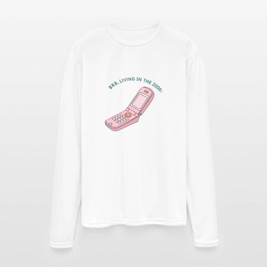 BRB Living In 2000s Flip Phone Y2K