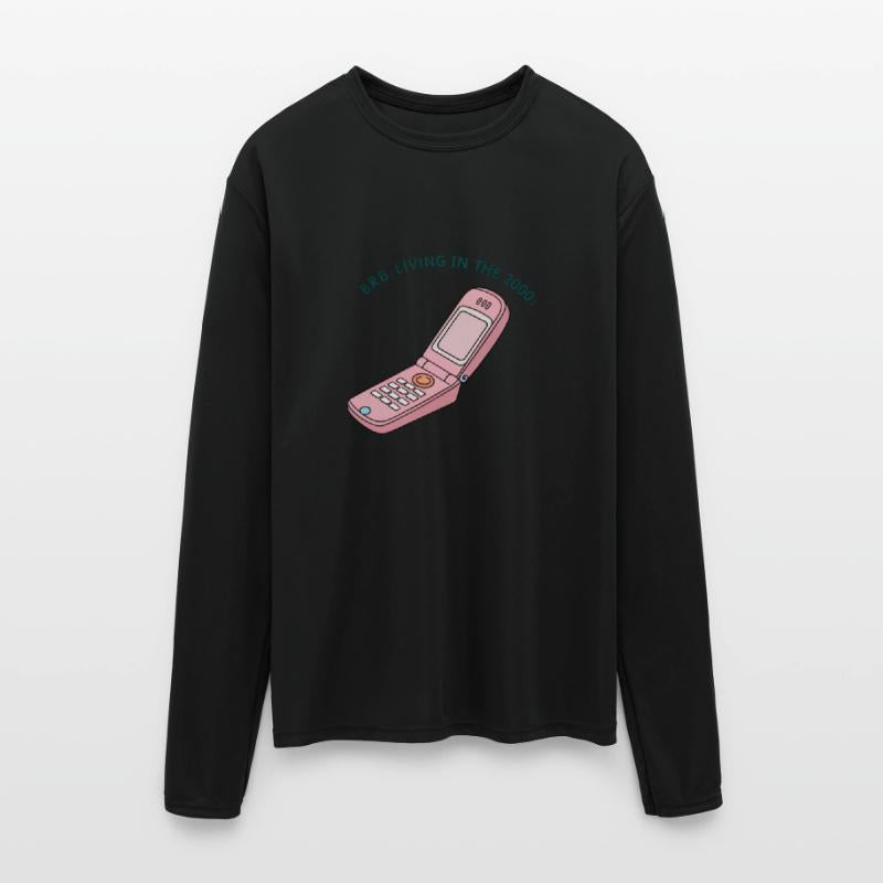 BRB Living In 2000s Flip Phone Y2K