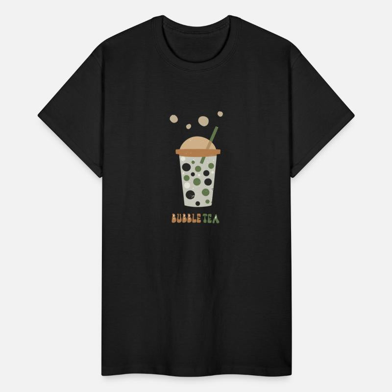 Bubble Tea Design with text