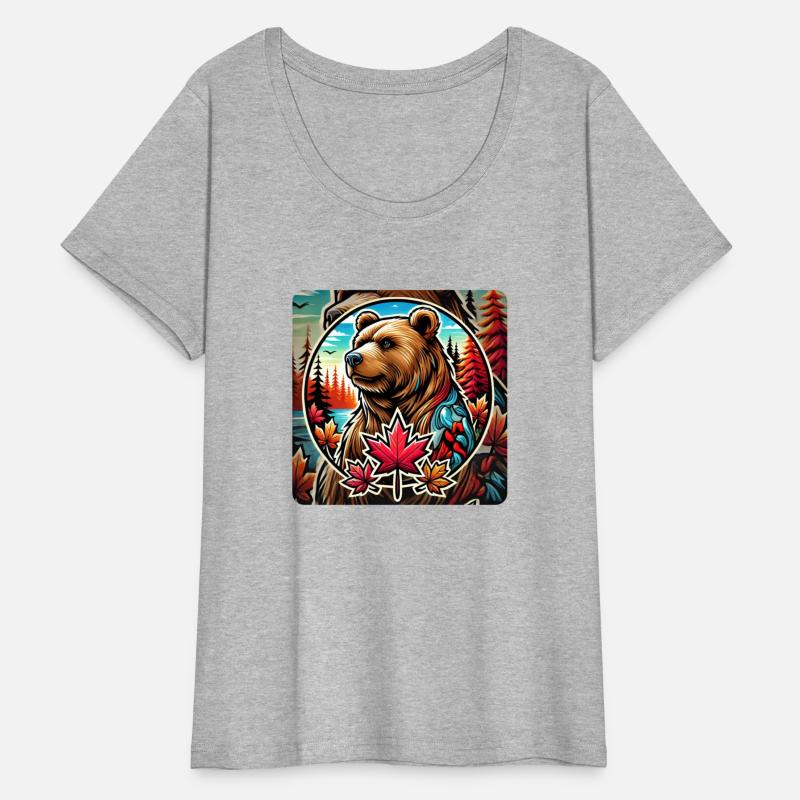 Canada bear nature design