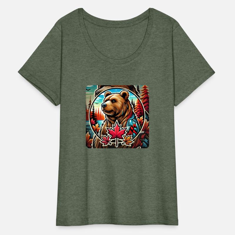 Canada bear nature design
