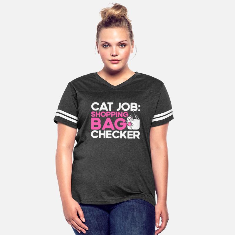 Cat Job Shopping Bag Checker Kitten Quotes Cat Lov