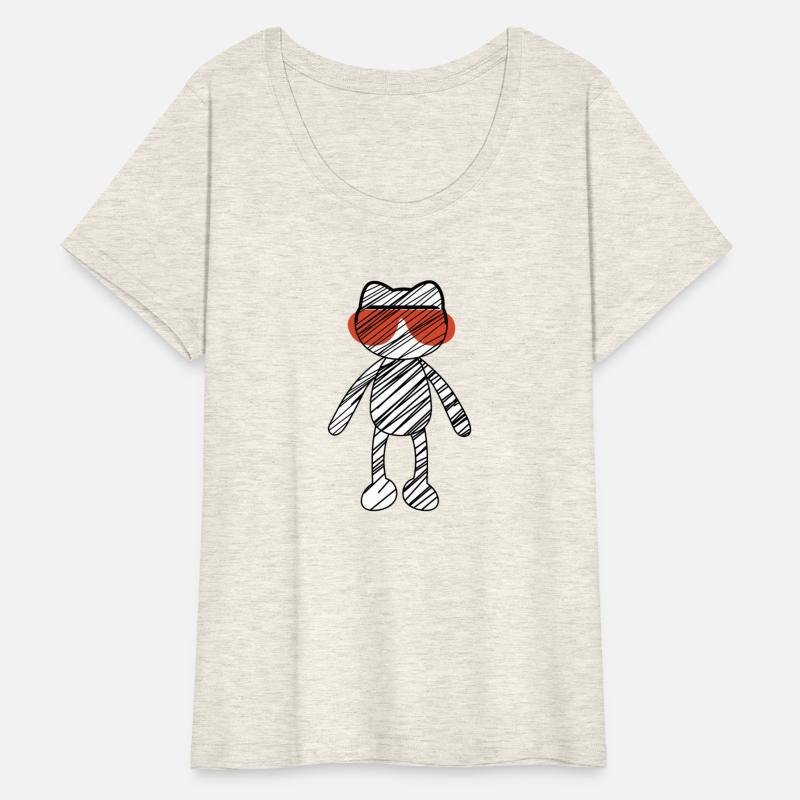 Cat painted in stripes