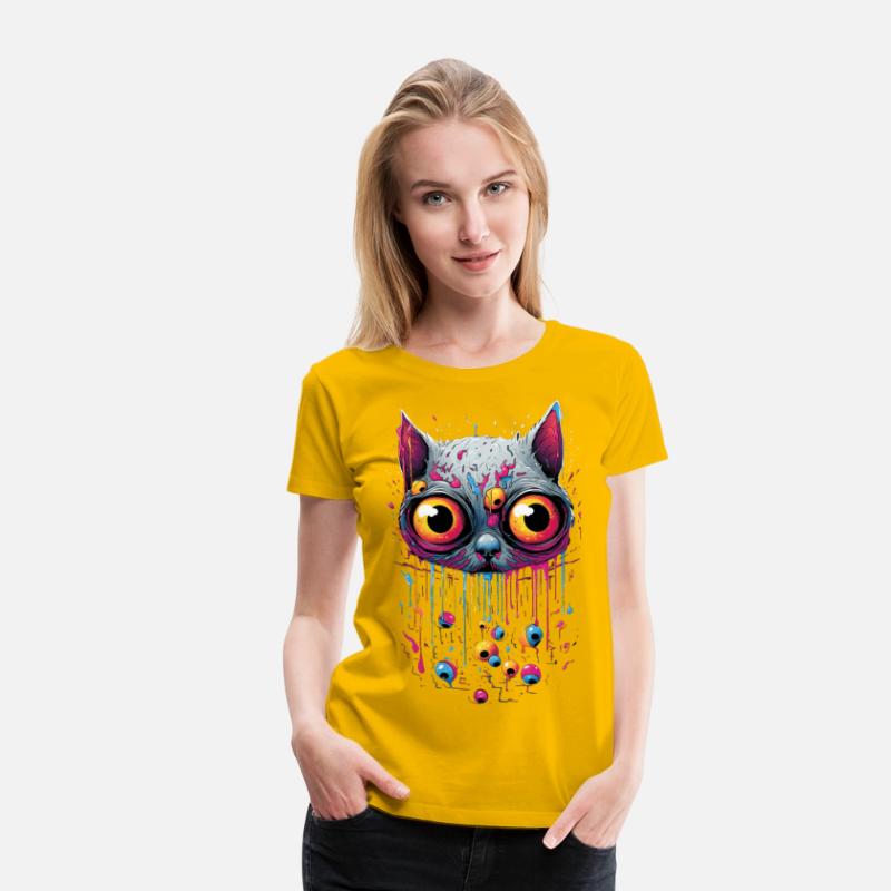 Cat trippy, big eyes