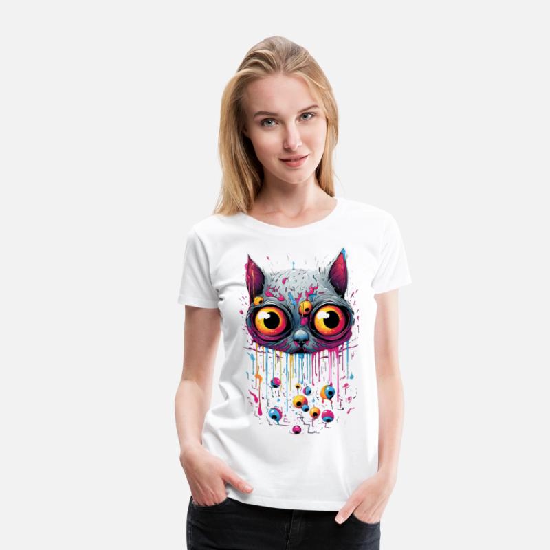 Cat trippy, big eyes