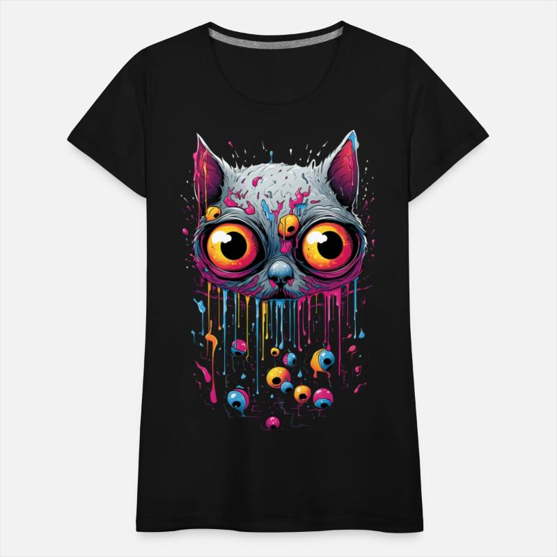 Cat trippy, big eyes