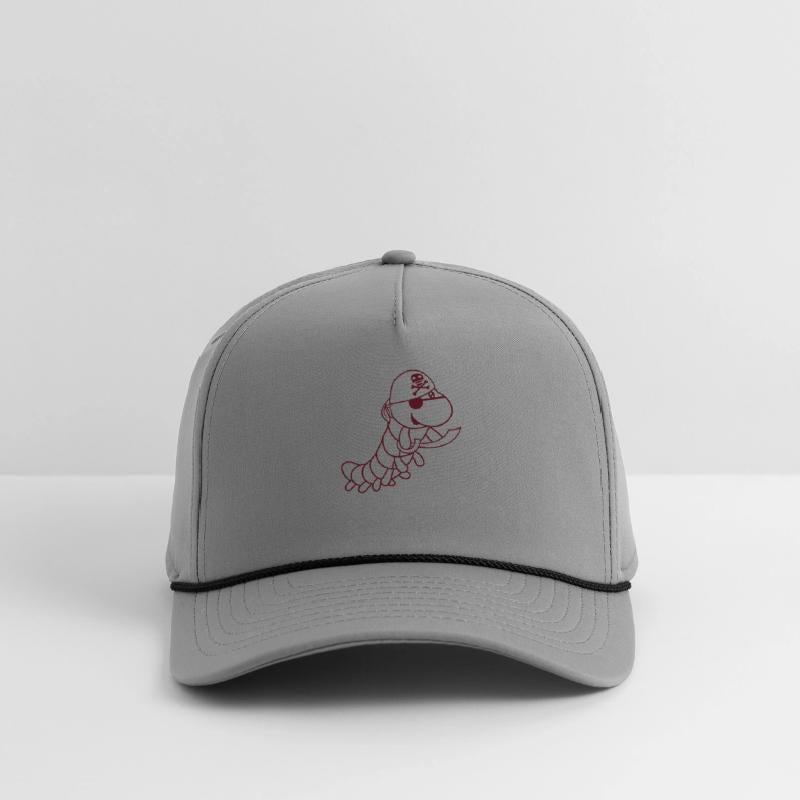 Caterpillar Evil Pirate Sailor Funny Cute Comic