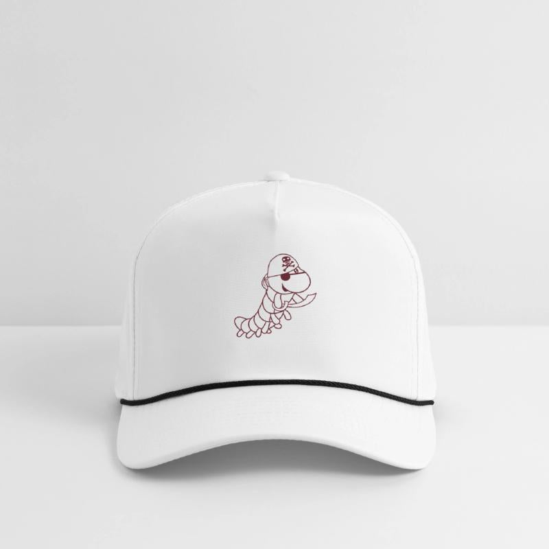 Caterpillar Evil Pirate Sailor Funny Cute Comic