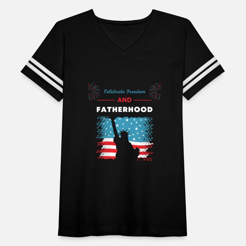 Celebrate Freedom and Fatherhood with flag America