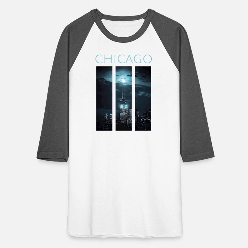 Chi Town Night Light Downtown Chicago yscraper yli