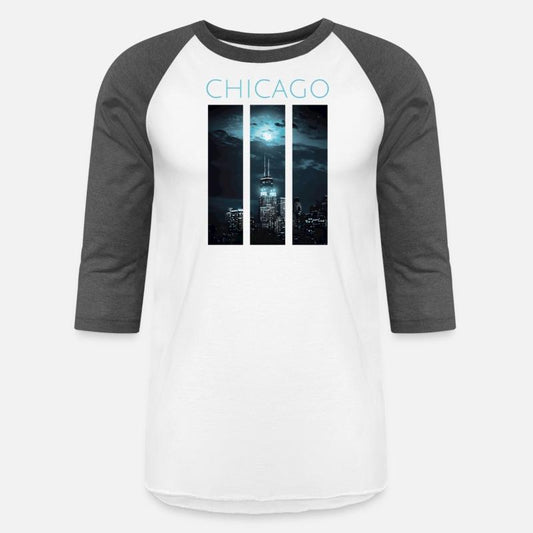 Chi Town Night Light Downtown Chicago yscraper yli