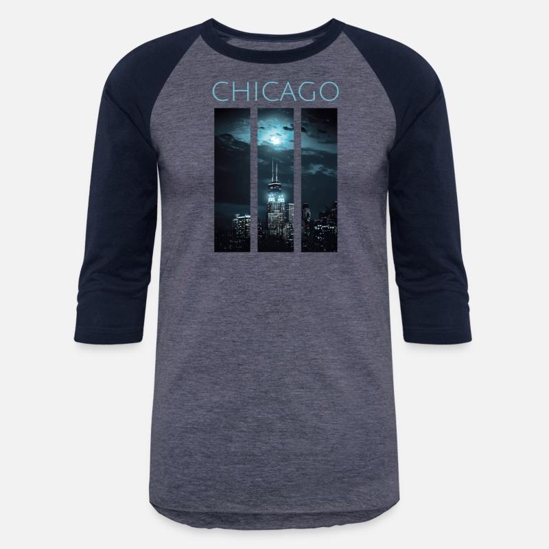 Chi Town Night Light Downtown Chicago yscraper yli