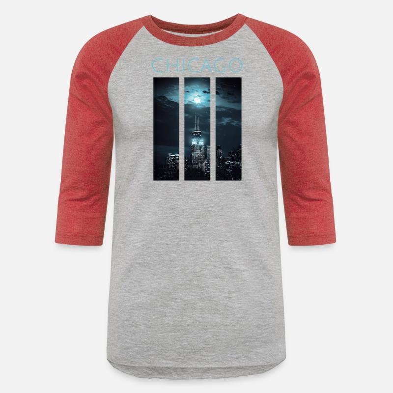 Chi Town Night Light Downtown Chicago yscraper yli