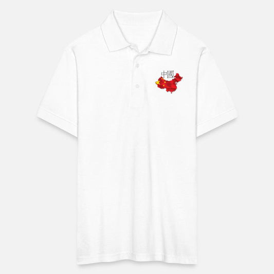 China Flag in China Map CN