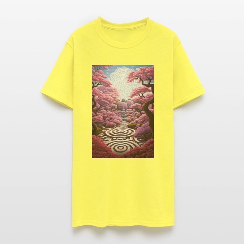 Circular Zen Garden Collage - Blossoms