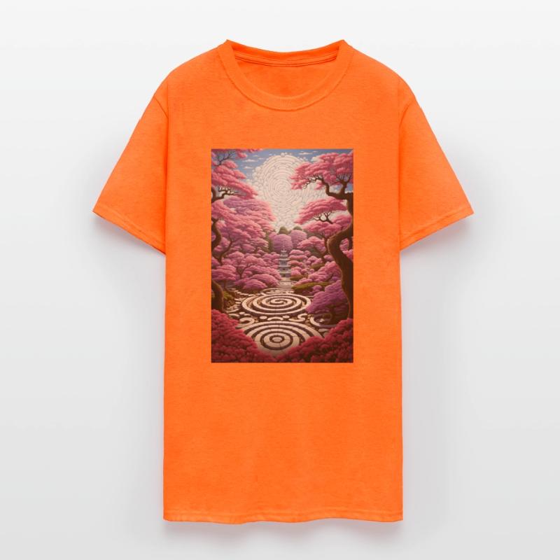 Circular Zen Garden Collage - Blossoms