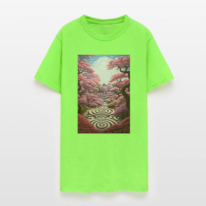 Circular Zen Garden Collage - Blossoms