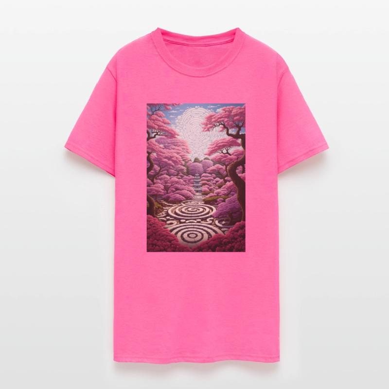 Circular Zen Garden Collage - Blossoms