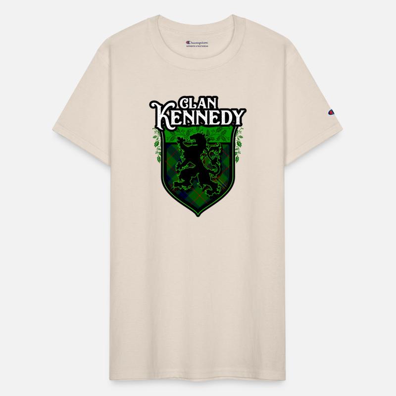 Clan Kennedy Scottish Tartan Rampant Lion Celtic