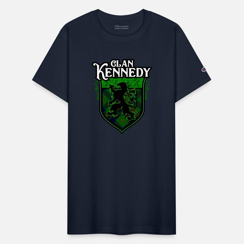 Clan Kennedy Scottish Tartan Rampant Lion Celtic