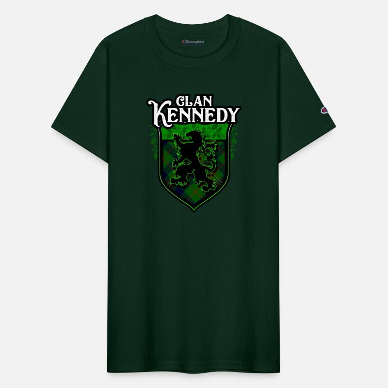 Clan Kennedy Scottish Tartan Rampant Lion Celtic