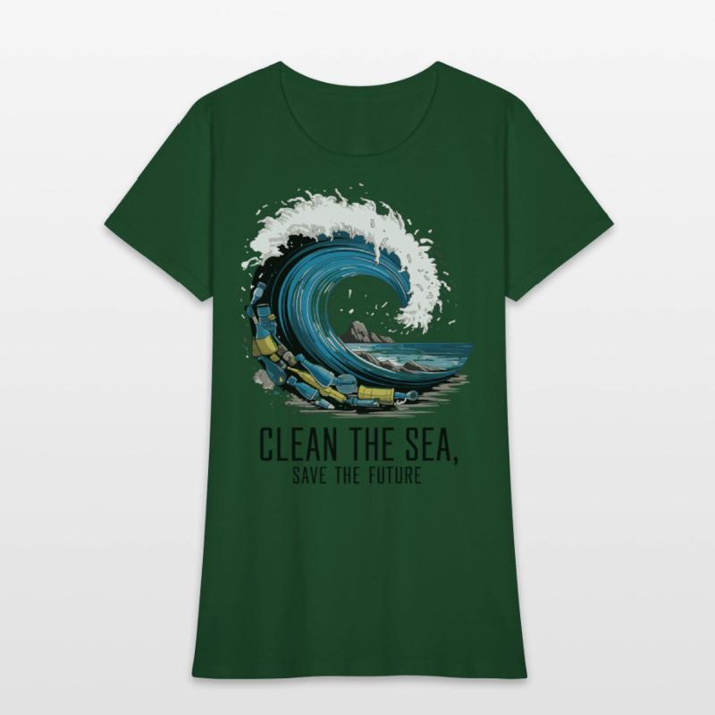Clean the Sea Save the Future Ocean Art