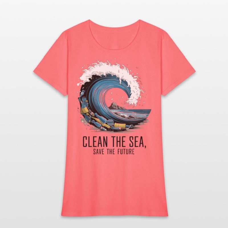 Clean the Sea Save the Future Ocean Art