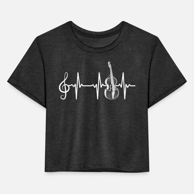 Clef Heartbeat Double Bassist Heartbeat Double Bas