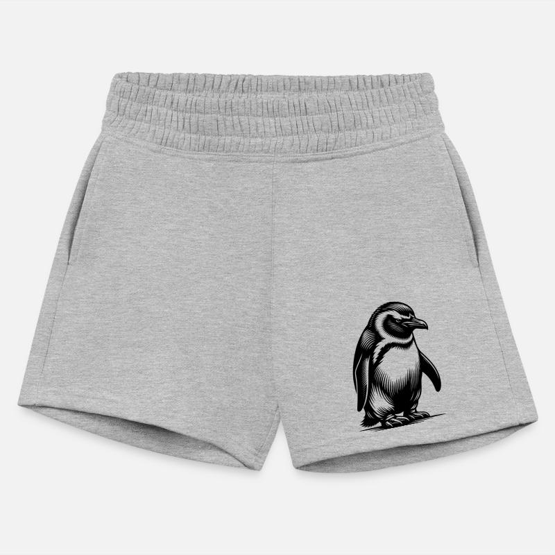 Clever Little Kids Penguin Tattoo Style