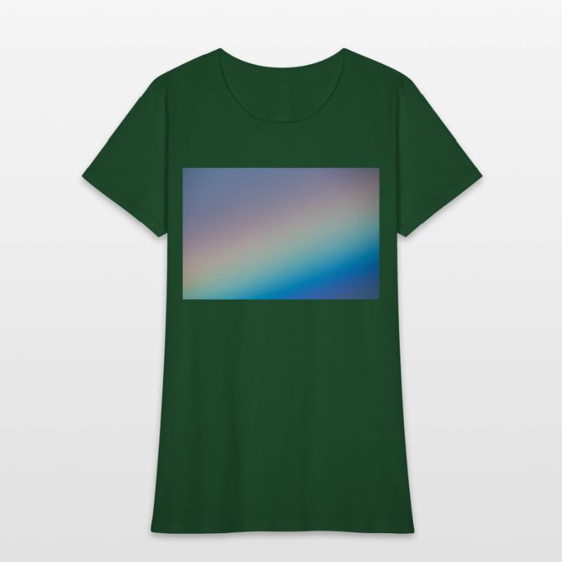 Closeup of a beautiful rainbow in the morning sky.