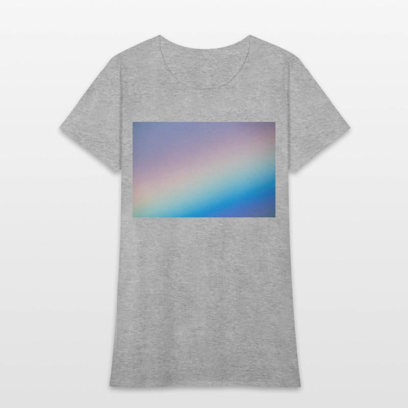 Closeup of a beautiful rainbow in the morning sky.