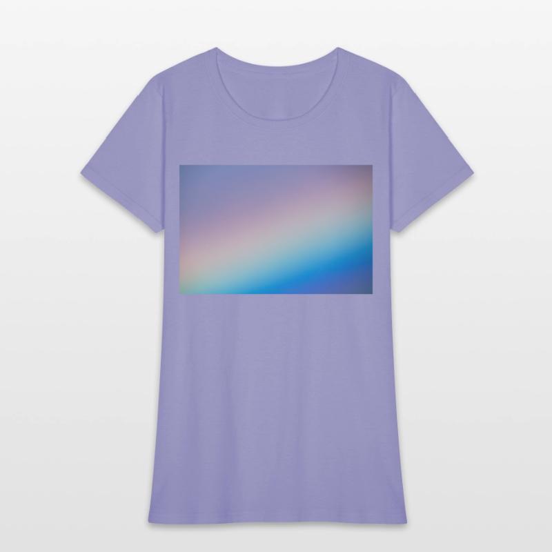 Closeup of a beautiful rainbow in the morning sky.