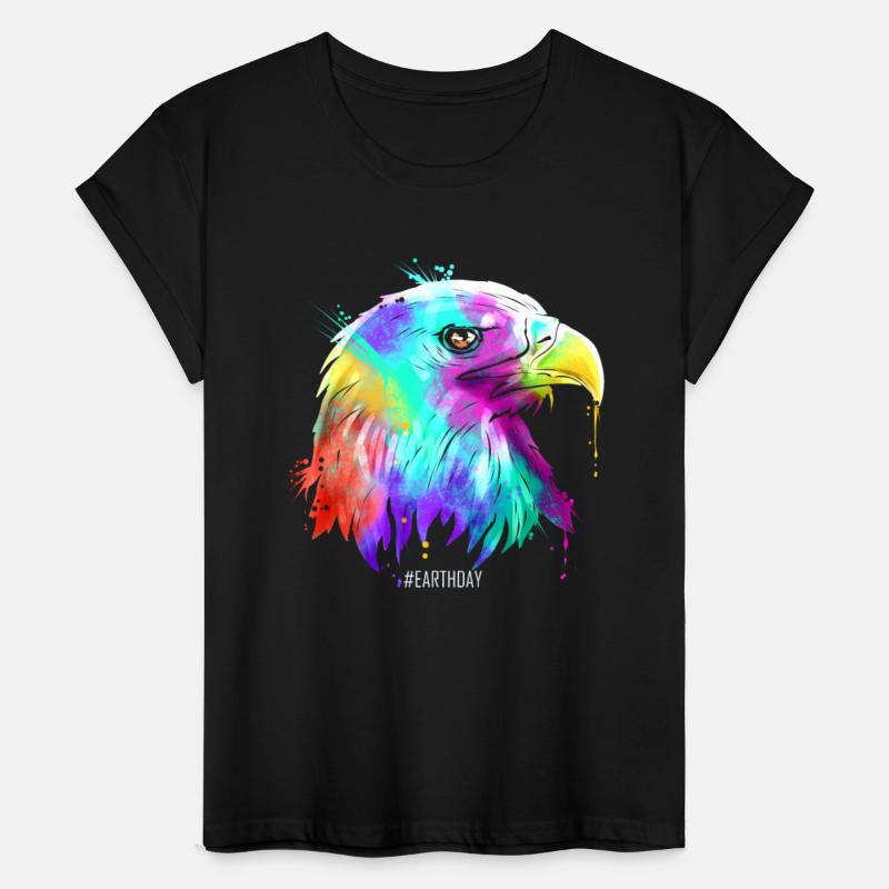 Colorful American Bird Bald Eagle Head For Earth