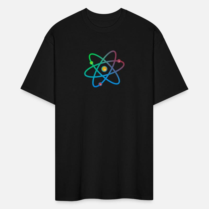 Colorful atom neutron electron